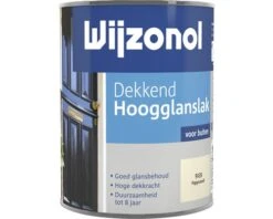 WIJZONOL Dekkend Hoogglanslak Papyruswit 9135 750 Ml