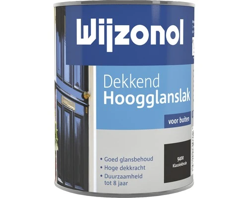 WIJZONOL Dekkend Hoogglanslak Klassiekbruin 9400 750 Ml 3 WIJZONOL Dekkend Hoogglanslak Klassiekbruin 9400 750 Ml
