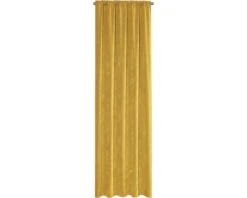 SOLEVITO Gordijn Met Plooiband Geel 140x280 Cm