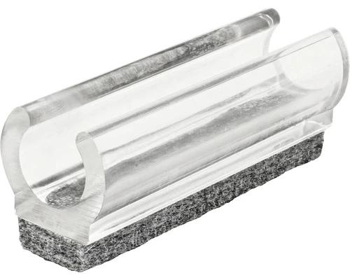 WAGNER Klemviltglijder 12 Mm Transparant, 4 Stuks 3 WAGNER Klemviltglijder 12 Mm Transparant, 4 Stuks