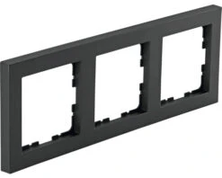 Q-LINK F-Line Afdekraam 3-voudig Zwart