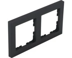 Q-LINK F-Line Afdekraam 2-voudig Zwart