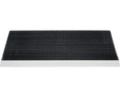HAMAT Deurmat Aluminium Outline Zwart 60x90 Cm