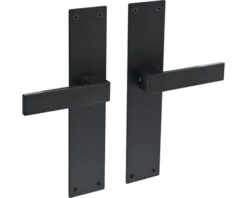 INTERSTEEL Deurkruk Paar Amsterdam Op Blindschild Zwart Mat