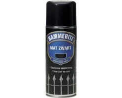 HAMMERITE Spuitbus Metaallak Mat Zwart 400 Ml